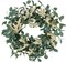18" Spring Wreaths for Front Door, Green Eucalyptus Wreath with White Berries, Eucalyptus Leaves for Indoor Outdoor Farmhouse Home Porch Wall Window Festival Wedding Decor